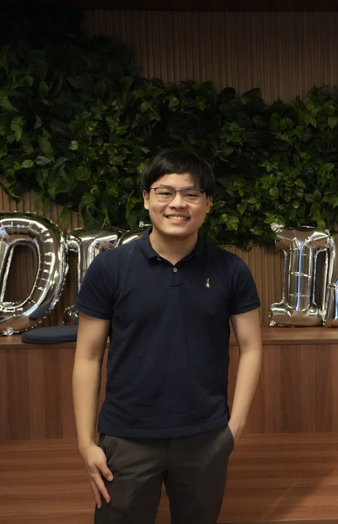 This is an image of Mr Enzo Kang, who was one of the DIS's interns in 2025.